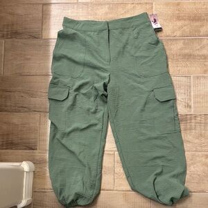 Sofia Vergara olive green Fem Cargo utility Pants size M